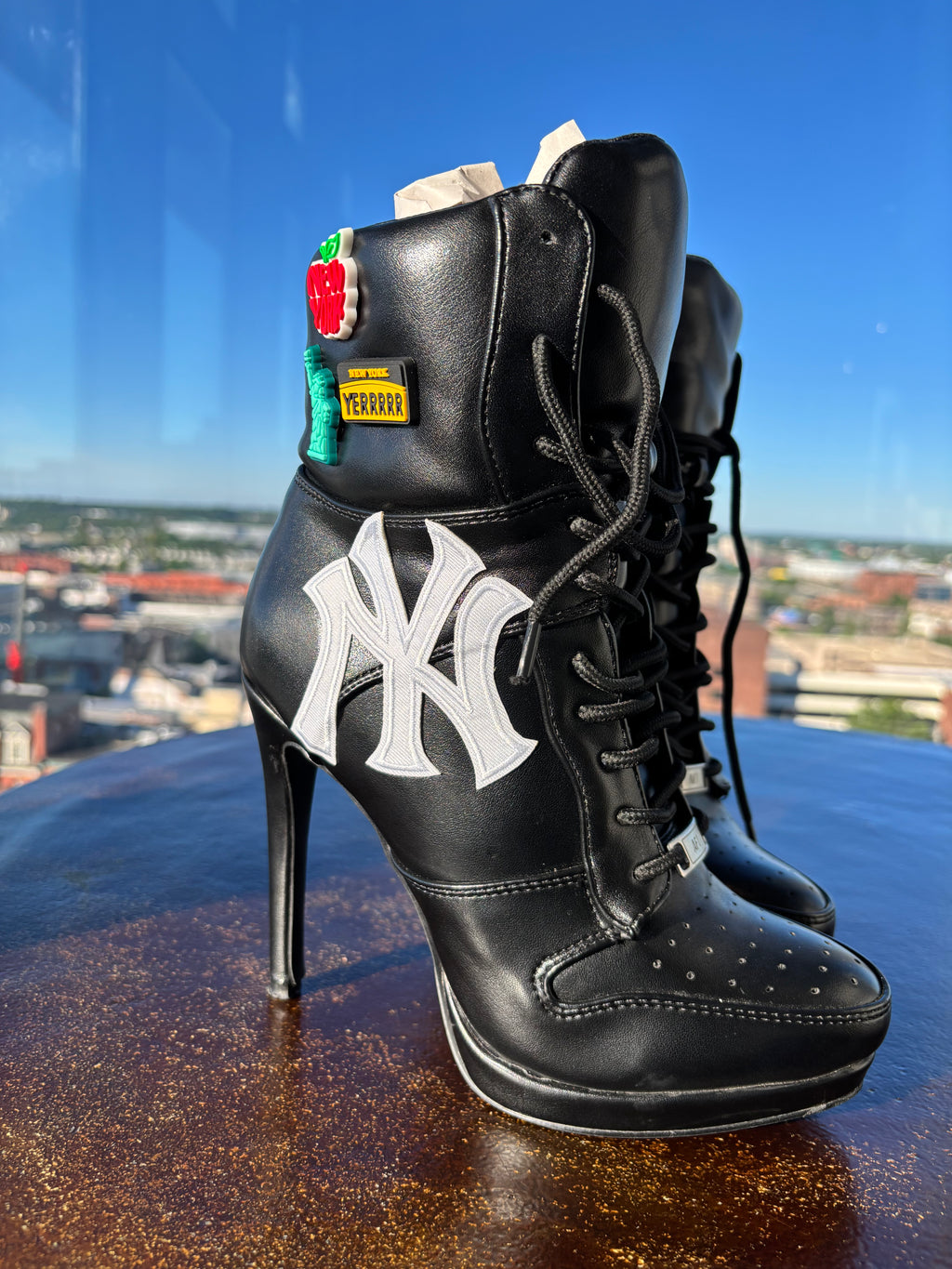 What a Time to Be From New York™ | Custom NY Stiletto Boots